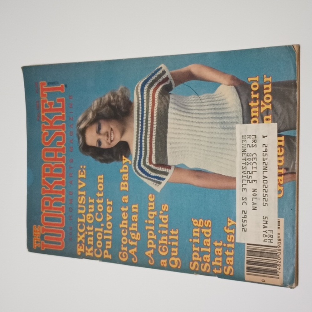 2/$20 VTG May 1983 The Workbasket Crafting Magazine